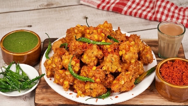 Bored of Onion Pakoda Try This Sweet Spicy Corn Pakoda Recipe in Telugu