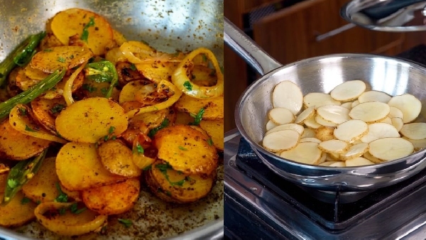 The Ultimate Crispy Potato Fry Recipe in Telugu Perfect Side Dish for Dal Sambar and Curd rice