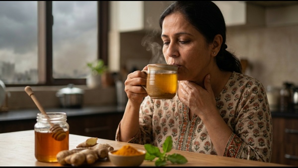 Delhi NCR Weather Alert: Simple Home Remedies for Cough and Sore Throat Relief