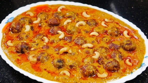 From Sweet to Savory How to Make Rajasthani Gulab Jamun Curry at Home Recipe in Telugu