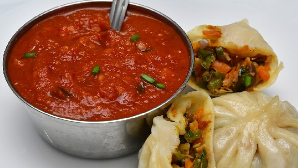 Quick and Easy Perfect Street Style Momos Chutney at Home Recipe in Telugu