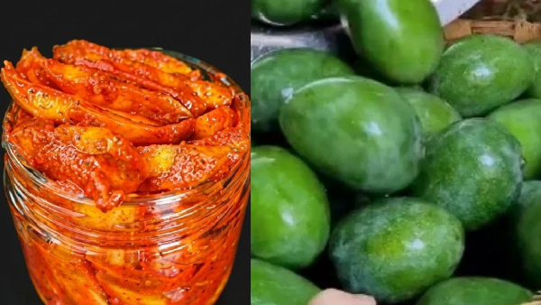 Zero Oil Mango Pickle How To Make Oil Free Raw Mango Pickle Recipe in Telugu Zero Oil Mango Pickle How To Make Oil Free Raw Mango Pickle Recipe in Telugu