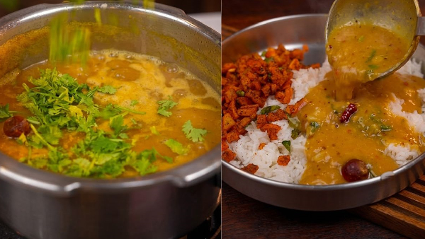 Taste of Nostalgia Traditional Raw Mango Dal Recipe in Telugu