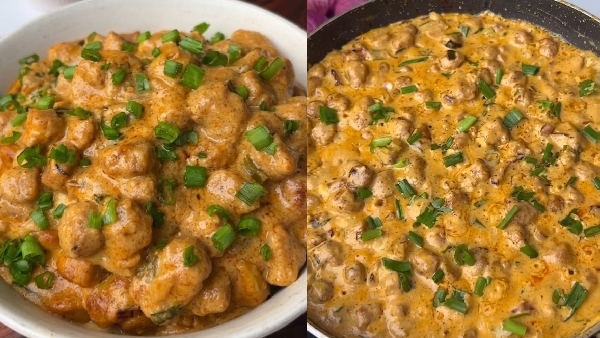 Zero Cream 100 Creamy Restaurant Style Healthy High Protein Peri Peri Soya Recipe in Telugu