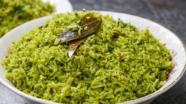 Healthy Meets Tasty The Perfect Instant Palak Rice Recipe in Telugu Healthy Meets Tasty The Perfect Instant Palak Rice Recipe in Telugu