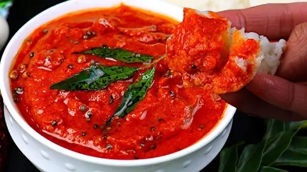 Bored of Regular Coconut Peanut Chutney Try This Thanjavur Special Rojapoo Chutney Recipe in Telugu