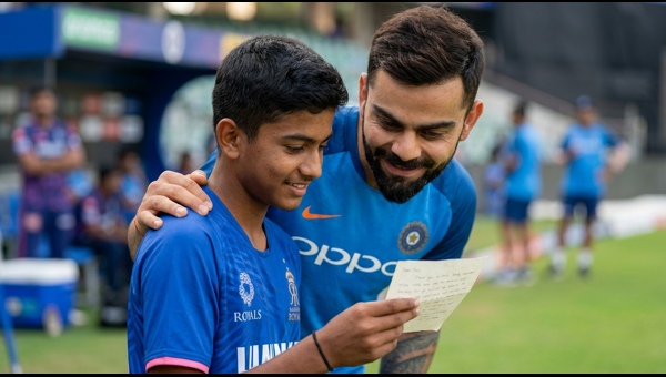 Virat Kohli's special gesture for Vaibhav Suryavanshi | Kohli's mentorship to young star
