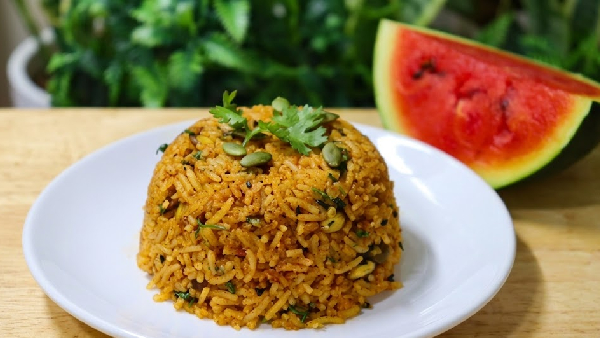 Bored of Regular Lunch Boxes Try Master Chef Harry s Viral Watermelon Rice Recipe in Telugu