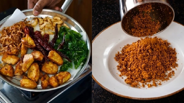 Bored of Regular Podis Try This Mouth Watering Andhra Chicken Karampodi Recipe in Telugu