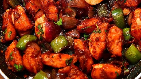 Spicy Crispy Starter Recipe in Telugu Make Restaurant Style Capsicum Egg Chilli at Home
