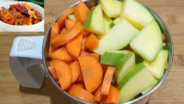 Bored of Routine Mango Pickles Try This Unique Carrot Mango Chutney Recipe in Telugu