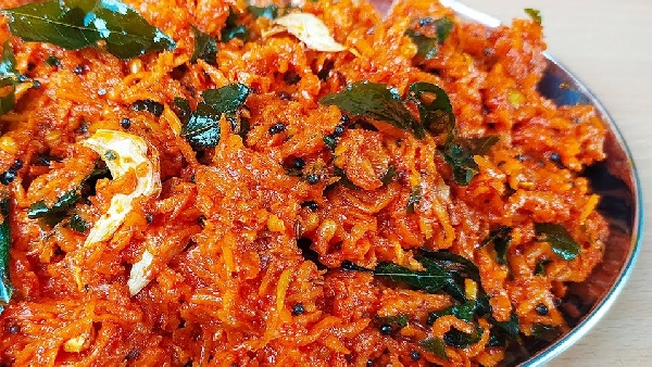 Bored of Routine Mango Pickles Try This Unique Carrot Mango Chutney Recipe in Telugu