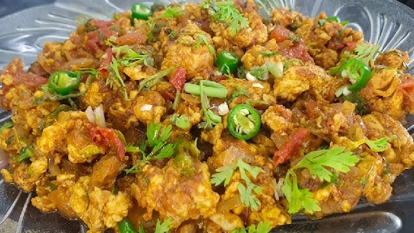 Sunday Special Bored of Regular Chicken Try This Lip Smacking Chicken Bhurji Recipe in Telugu
