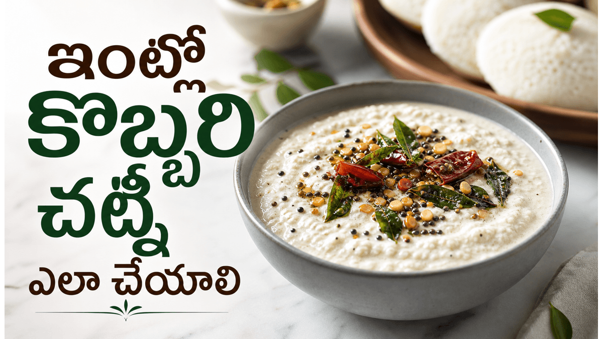 ఇడ్లీ, దోశల్లోకి అదిరిపోయే కొబ్బరి చట్నీ.. మా అమ్మమ్మల కాలం నాటి ట్రెడిషనల్ ఫ్యామిలీ రెసిపీ ఇదే!