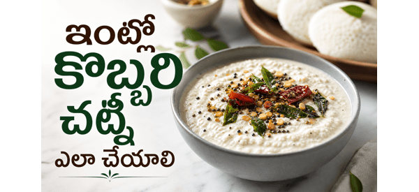 రుచికరమైన కొబ్బరి చట్నీ