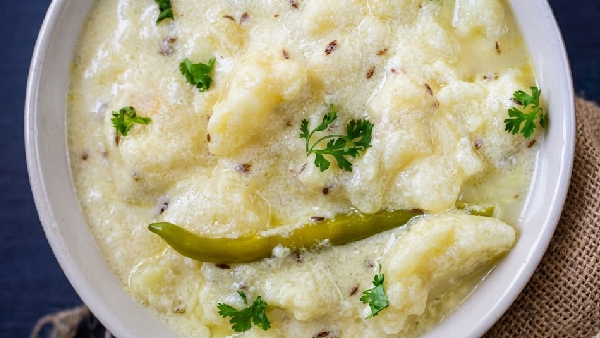 Healthy Light and Tangy Dahi Aloo Recipe in Telugu Best Summer Curry for Rotis Puris and Rice
