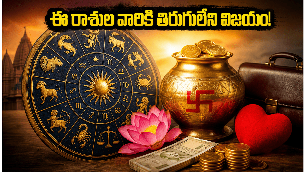 ఈరోజు ఈ రాశుల వారికి కెరీర్‌లో తిరుగులేని విజయం..అదృష్టం మీ వెంటే!
