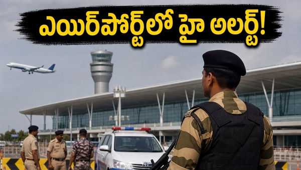 Hyderabad Airport Bomb Threat: High Alert Declared at RGIA, Passengers Advised to Reach Early for Security Checks Amidst Ongoing Inspections
