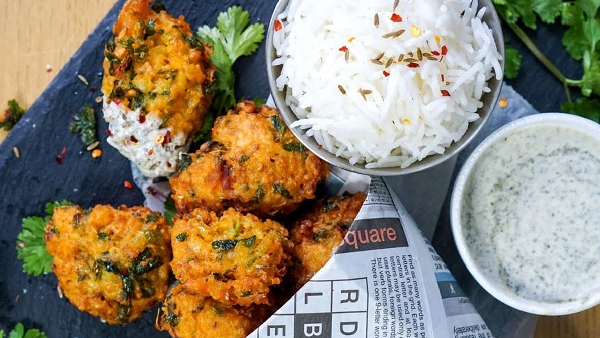 Got Leftover Rice Turn It Into Crispy And Delicious Pakodas in Just 15 Minutes Recipe in Telugu