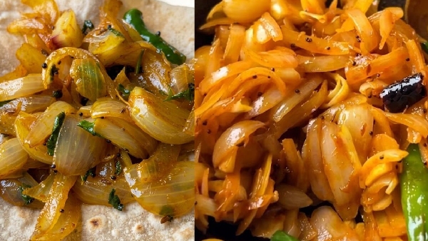 No Veggies at Home Try This 5 Minute Crunchy Onion Bhujia Recipe in Telugu
