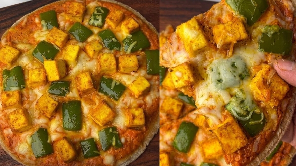Craving Pizza on a Diet Try This High Protein Paneer Makhani Pizza Recipe in Telugu