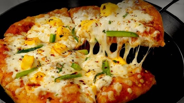 Craving Pizza on a Diet Try This High Protein Paneer Makhani Pizza Recipe in Telugu