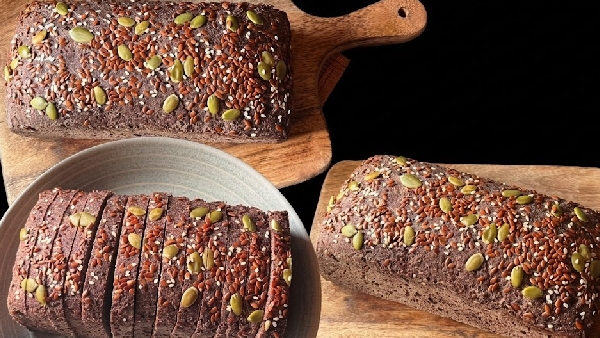 No Maida No Yeast Healthy Homemade Ragi Bread Recipe in Telugu
