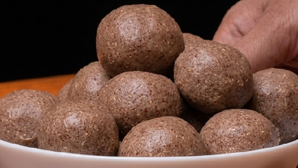 Grandma s Superfood Ragi Sesame Laddu Recipe for Instant Energy Iron Like Strength Recipe in Telugu