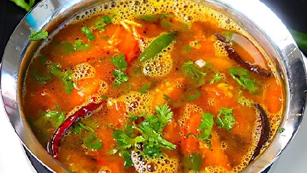 Ultimate Summer Comfort Food Authentic South Indian Tomato Rasam Recipe in Telugu