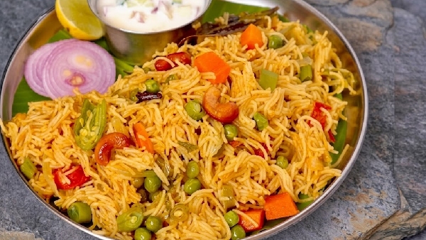 No Time to Cook Make This Delicious Veg Semiya Biryani Fast And Easy Recipe in Telugu