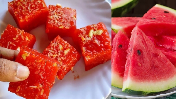 Watermelon Barfi Recipe in Telugu The Ultimate Summer Sweet to Impress Your Guests Watermelon Barfi Recipe in Telugu The Ultimate Summer Sweet to Impress Your Guests
