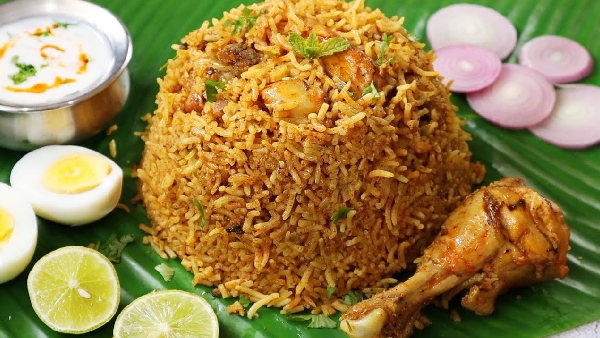 Steamed Chicken Dum Biryani Recipe in Telugu How to Make Potlam Chicken Biryani at Home