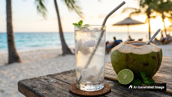 Stop Drinking Coconut Water with a Straw Here s Why You Need a Clear Glass