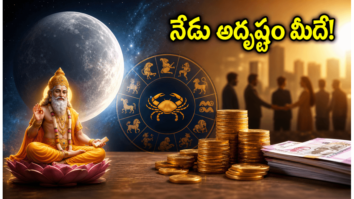 గజకేసరి రాజయోగం: నేడు ఈ రాశుల వారికి ఊహించని ధనలాభం.. అదృష్టం మీదే!