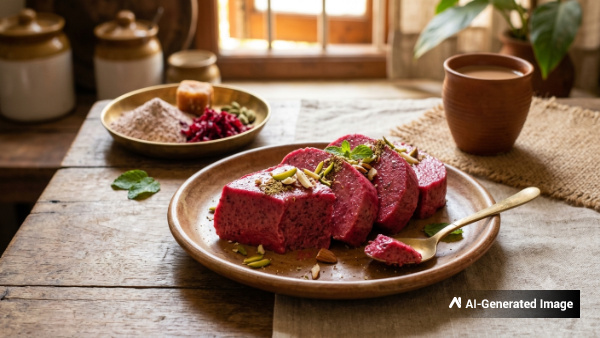 Ragi beetroot junnu for boosts hemoglobin improves energy and strengthen bones
