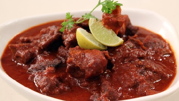 Rajasthani Famous Laal Maas Recipe in Telugu Perfect Mutton Curry for Extreme Non Veg Lovers