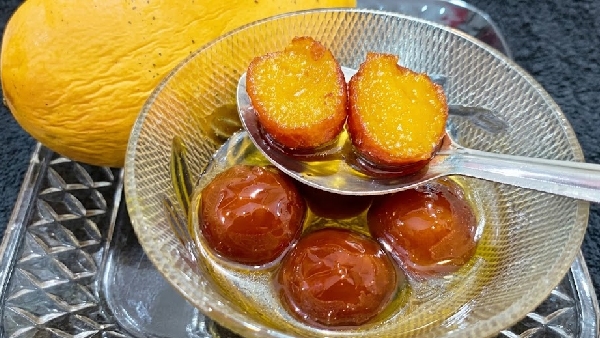 Mango Gulab Jamun Recipe in Telugu Make Yummy and Delicious Summer Sweet at Home