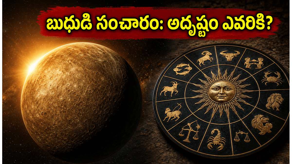 కర్కాటకంలోకి బుధుడి ప్రవేశం: ఈ రాశుల వారికి అదృష్టం, ఆర్థిక లాభాలు ఖాయం!