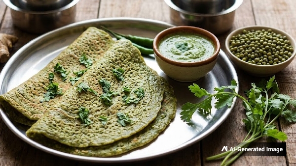 Bye Bye Regular Dosa Try This Protein Packed Moong Dal Coriander Dosa Recipe in Telugu