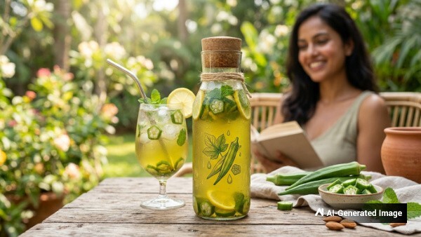 stop expensive serums try this okra hydration drink for glowing skin
