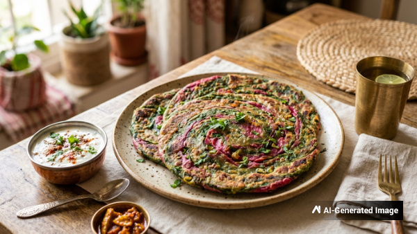 How to make paneer palak paneer stuffed paratha recipe in telugu How to make paneer palak paneer stuffed paratha recipe in telugu