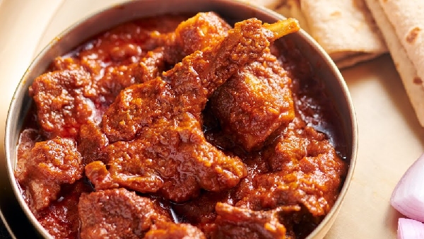 Rajasthani Famous Laal Maas Recipe in Telugu Perfect Mutton Curry for Extreme Non Veg Lovers