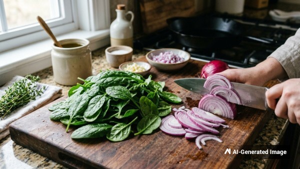 spinach onion curry for healthy weight loss immunity power and anemia problems spinach onion curry for healthy weight loss immunity power and anemia problems