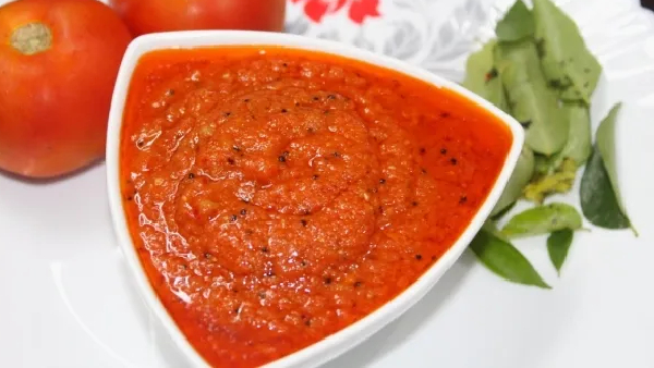 Healthy Delicious Tomato Pepper Chutney Recipe in Telugu Immunity Booster Chutney for Dosa Chapati