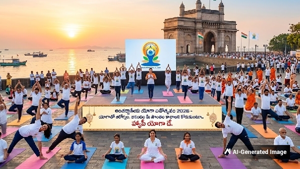 International Yoga Day 2026 Best Telugu Wishes Quotes WhatsApp Statuses to Share Friends Family International Yoga Day 2026 Best Telugu Wishes Quotes WhatsApp Statuses to Share Friends Family