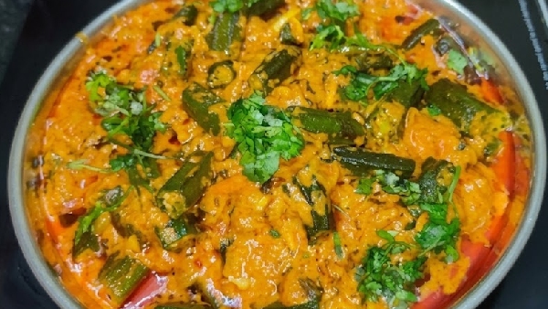 Perugu Bendakaya Masala Gravy Recipe in Telugu Perfect Pairing for Rice Roti and Naan Perugu Bendakaya Masala Gravy Recipe in Telugu Perfect Pairing for Rice Roti and Naan