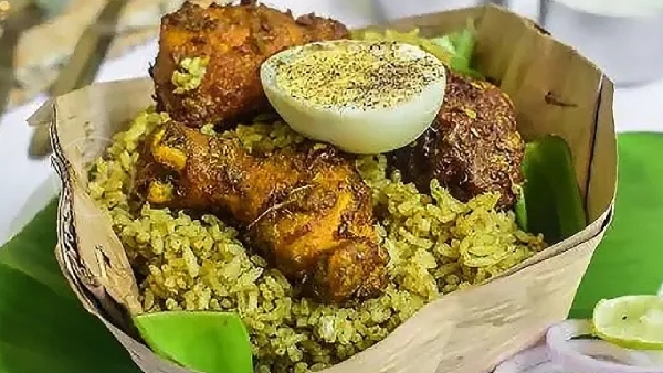 Karnataka Style Green Chicken Biryani Bachelor Friendly Recipe in Telugu Karnataka Style Green Chicken Biryani Bachelor Friendly Recipe in Telugu
