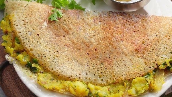 Quick Crispy Delicious Instant Mangalore Ghee Masala Rava Dosa Step by Step Recipe in Telugu