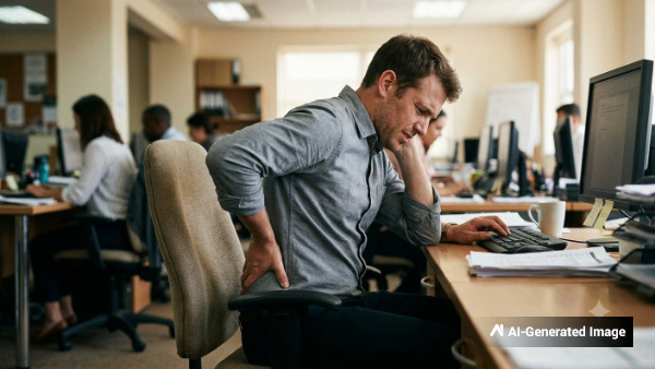 Office chairs can cause these serious health issues harming your heart and muscles Office chairs can cause these serious health issues harming your heart and muscles