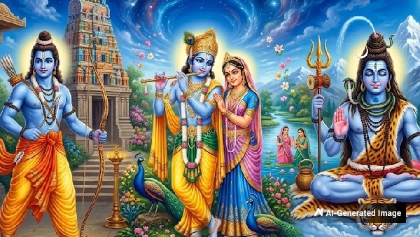 The Blue Mystery Why Are Hindu Gods Like Rama Krishna Depicted in Blue The Blue Mystery Why Are Hindu Gods Like Rama Krishna Depicted in Blue
